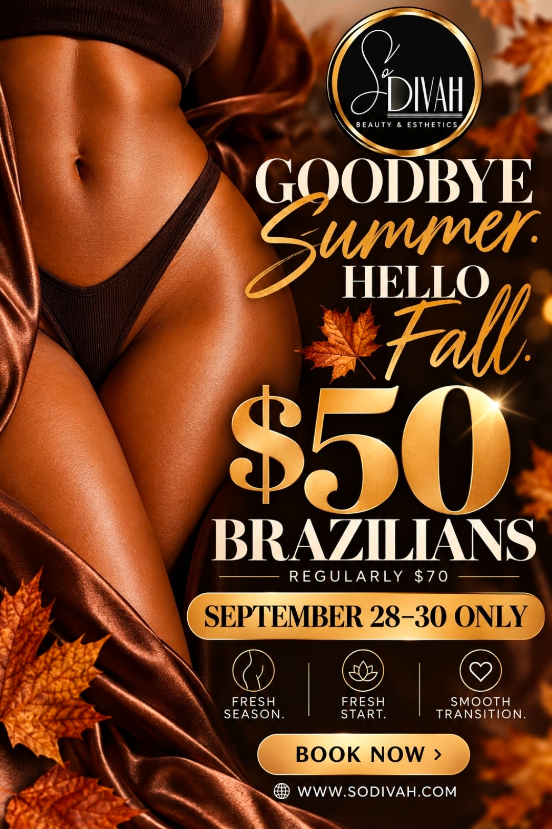 3 DAY BRAZILIAN WAX SPECIAL