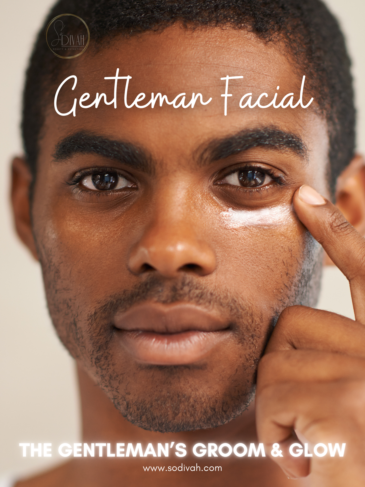 GENTLEMAN'S GROOM & GLOW FACIAL (DEPOSIT ONLY)