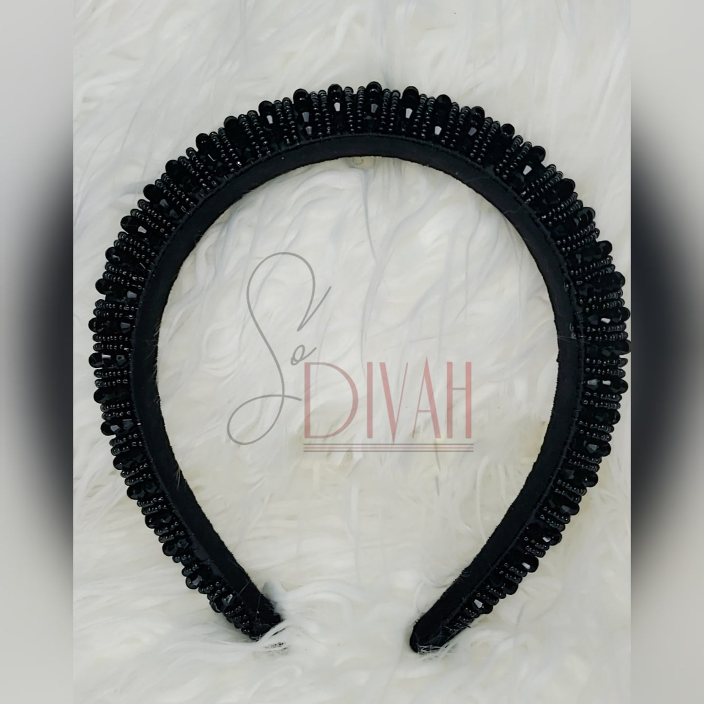 BLACK QUEEN HEADBAND