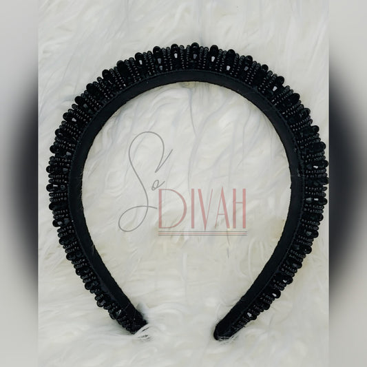 BLACK QUEEN HEADBAND