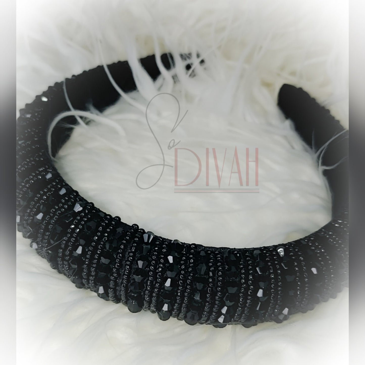 BLACK QUEEN HEADBAND
