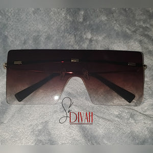 BROWN & GOLD SUNGLASSES