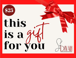 So Divah Cosmetics Gift Card