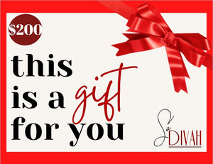 So Divah Cosmetics Gift Card